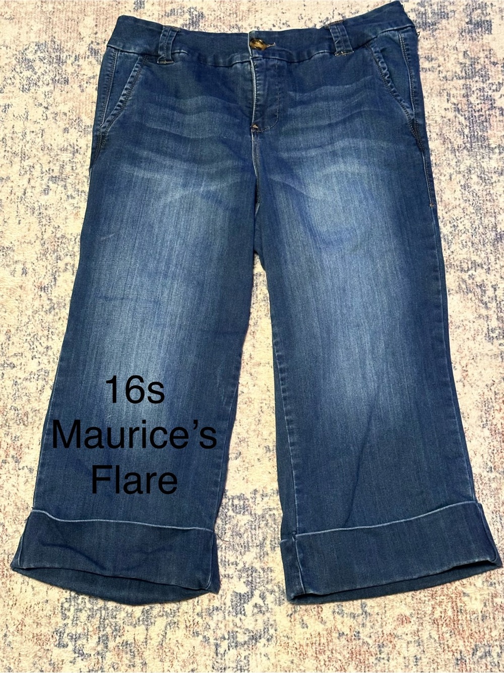 Maurices Blue Flare, Skinny, and Capri Jeans - Women's 16s